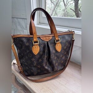 Louis Vuitton Palermo PM Monogram Canvas Satchel Shoulder Bag